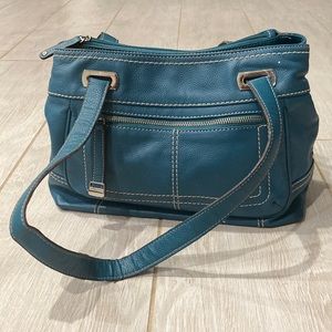 Tignanello Medium-Sized Ocean-Blue Purse
